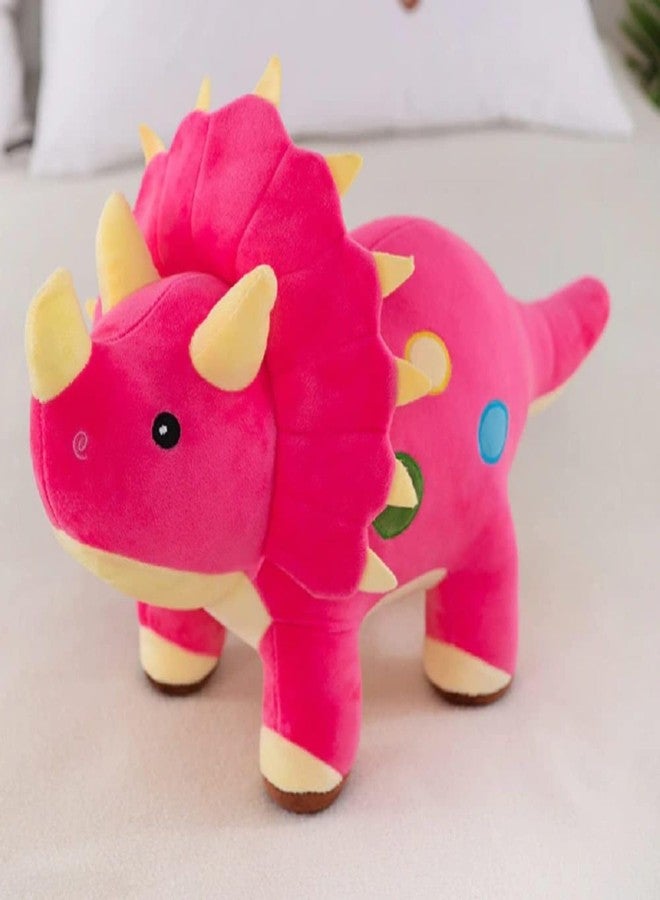 Tickles Dinosaur Soft Stuffed Plush Animal Toy for Kids Boys & Girls Birthday Gift (Color: Pink Size: 35 cm) - Image 2